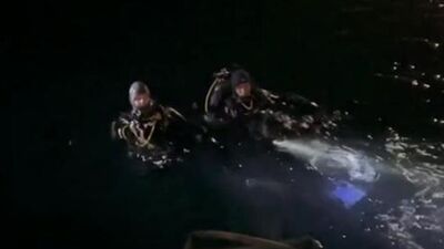 Hopa Limanı'nda kamyonet denize düştü: 1 ölü, 1 yaralı