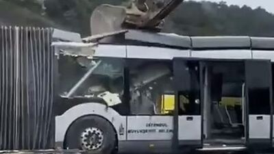 İBB'den, metrobüs parçalama görüntüsüyle ilgili açıklama