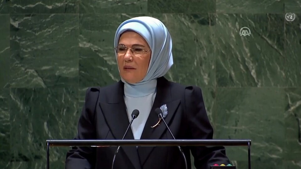 Emine Erdoğan BM Sıfır Atık Özel Oturumu'nda konuştu