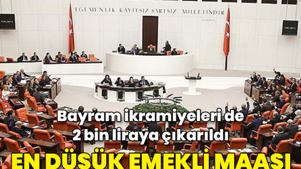 Emekliye maaş artışı yasalaştı