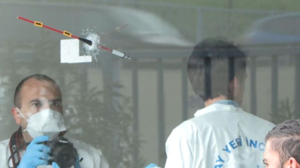 O inşaat lazerle belirlendi!