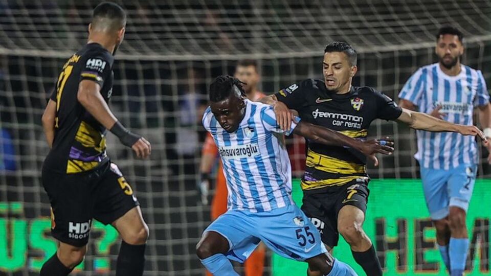 Eyüpspor - Erzurumspor maçında kazanan yok