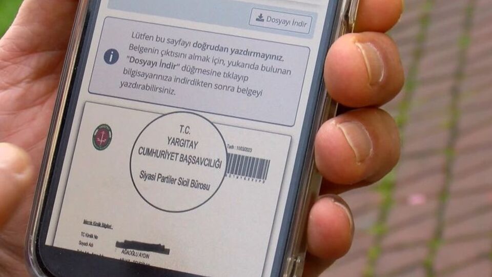 Habersiz parti üyeliğine suç duyurusu