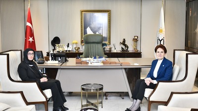 Akşener, Sinan Ateş'in eşi ile görüştü