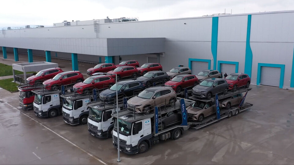 Togg sevkiyatından yeni görüntüler paylaşıldı