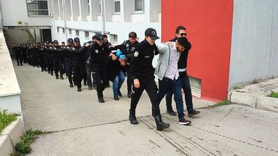 'Sarılar' suç örgütüne operasyon! Çete lideri ve 58 kişi tutuklandı!