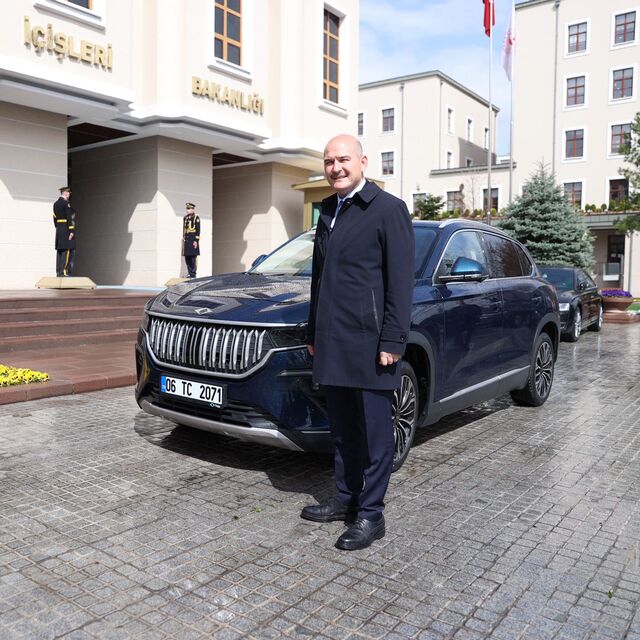 İçişleri Bakanlığı'nın da tercihi Togg oldu