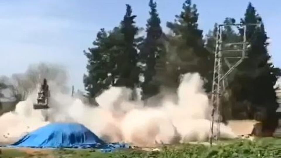 Deprem bölgesindeki yıkımlarda feci kaza!