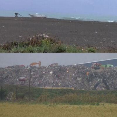 Milleyha Kuş Cenneti'nin 100 metre uzağında... Moloz dağı!
