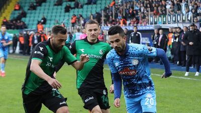 Rizespor ikinci sıraya tırmandı
