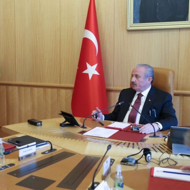 TBMM Başkanı Şentop, AKPM heyetini kabul etti