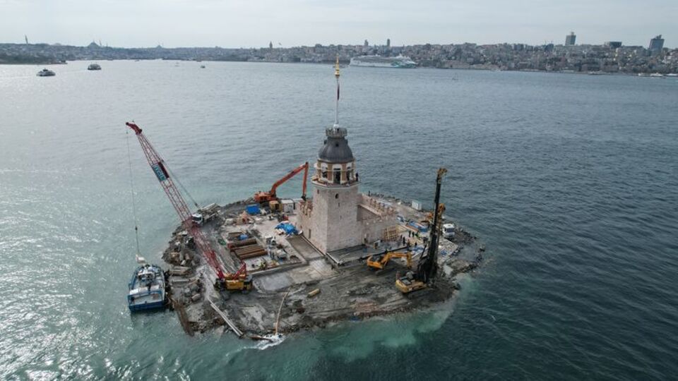 Kız Kulesi'nde sona doğru