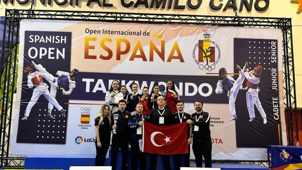 İspanya'da 3'ü altın 5 madalya!