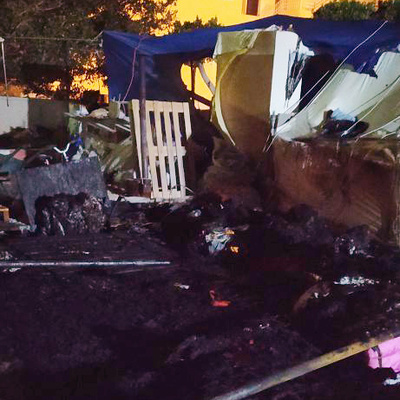 Hatay'da çadırda çıkan yangından bir acı haber daha!