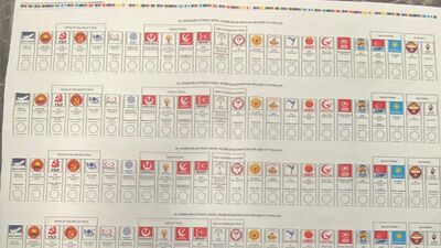 Yurtdışı ve gümrüklerde kullanılacak oy pusulası belli oldu