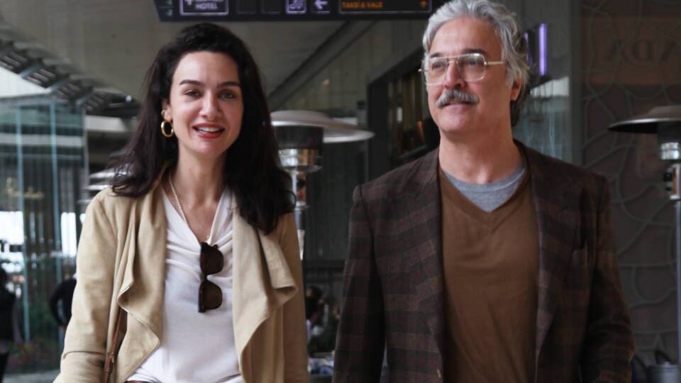 Arkadaşıyla hasret giderdi