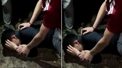 16 yaşındaki gence feci darp! Sosyal medyada paylaştılar!