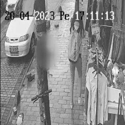 Korkutucu olay! 4'üncü kattan önüne düştü!