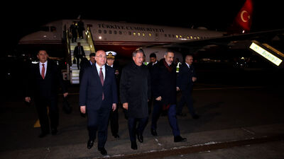 Milli Savunma Bakanı Akar ve MİT Başkanı Fidan Moskova'da