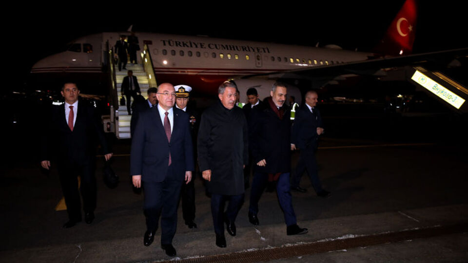 Milli Savunma Bakanı Akar ve MİT Başkanı Fidan Moskova'da