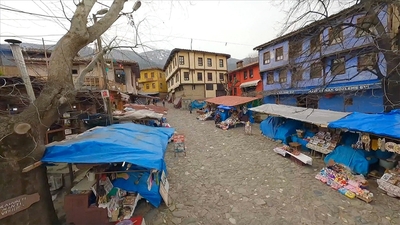 Yedi asırlık 'Osmanlı köyü' drone kamerasında!
