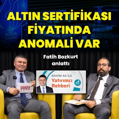 Altın sertifikasında anomali var