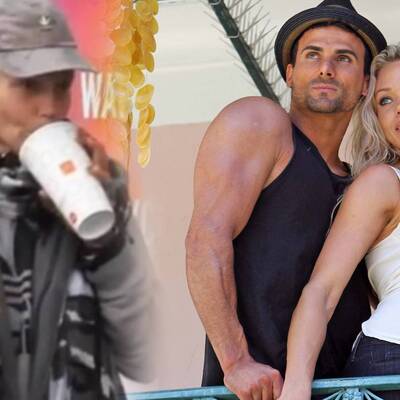 Ünlü model çöpten yiyecek topluyor