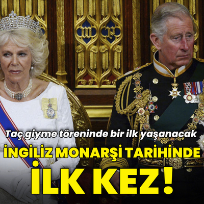 Taç giyme töreninde bir ilk!