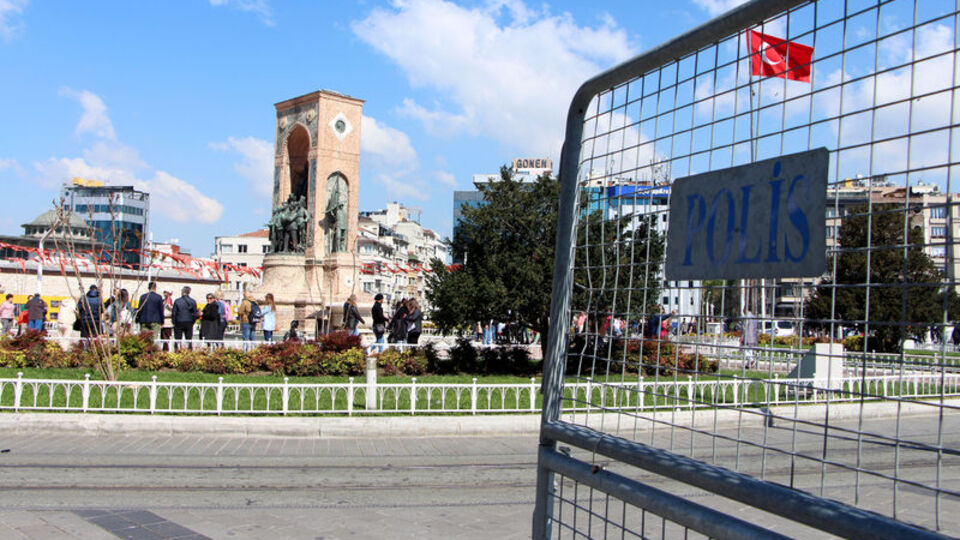 Taksim Meydanı'nda 1 Mayıs tedbirleri