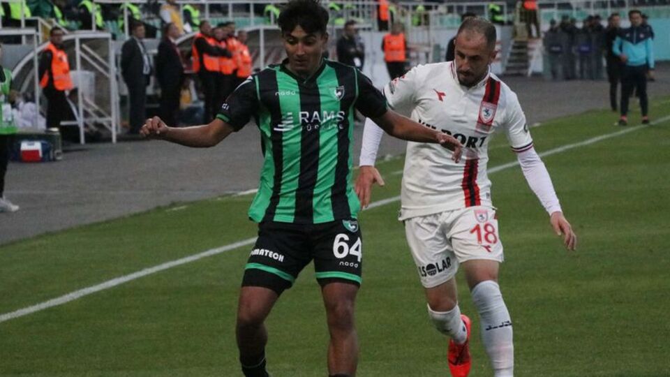 Denizli'de 3 puan Samsunspor'un
