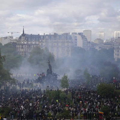 Paris ve Berlin'de olaylı 1 Mayıs gösterileri!