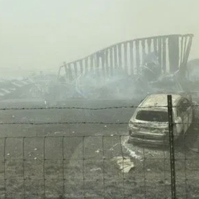 Kum fırtınası zincirleme kazaya neden oldu!