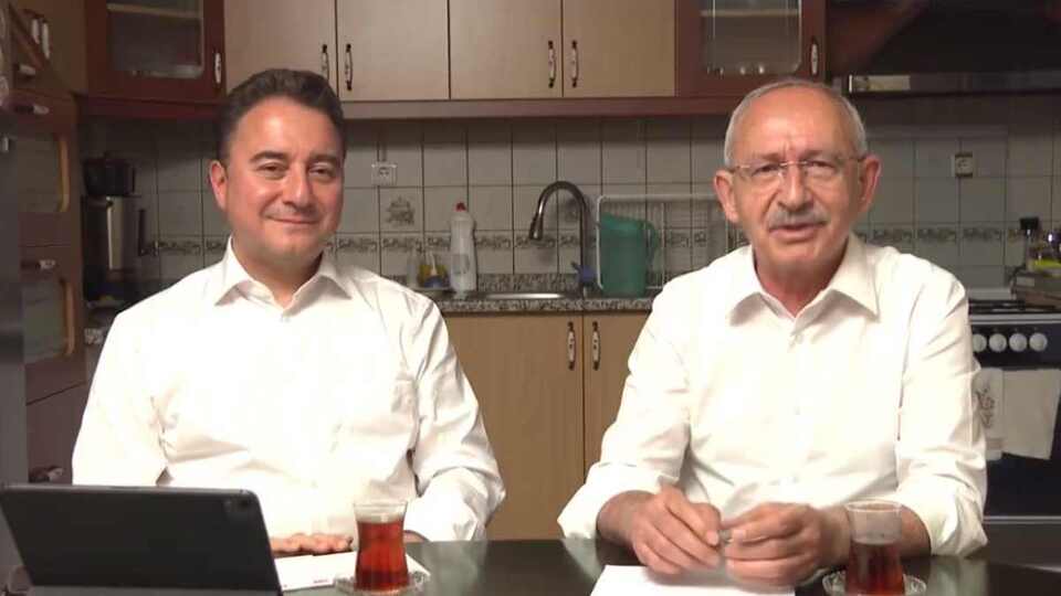 Kılıçdaroğlu ve Babacan 'mutfaktan' seslendi