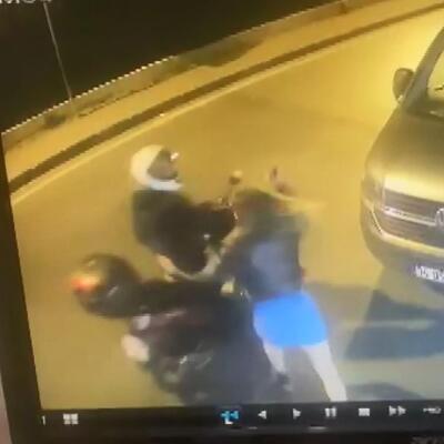 Kabusu yaşadı! Motosikletliden kadına taciz