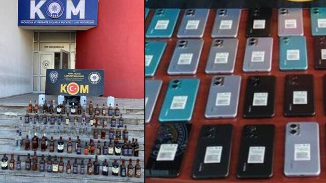 Sahte içki ve kaçakçılık operasyonu: 9 gözaltı