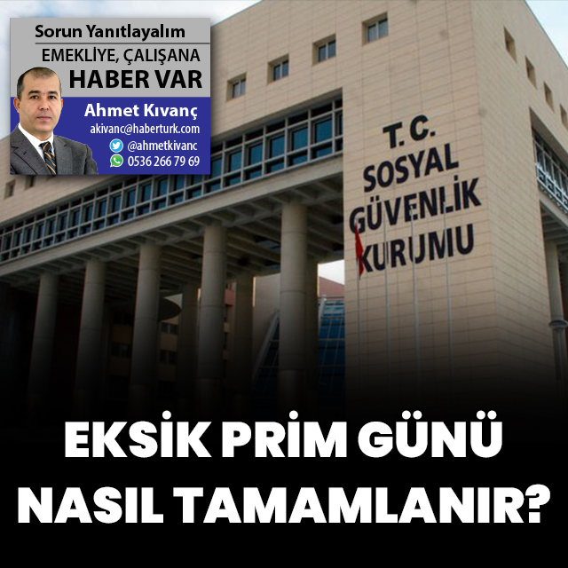 Eksik prim günü nasıl tamamlanır?