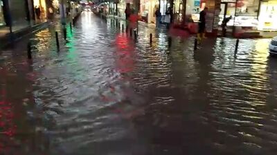 Başkent'te yollar dereye döndü