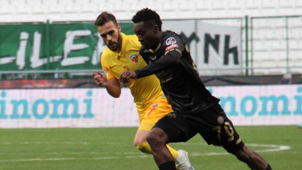 Konya ile Kayseri yenişemedi