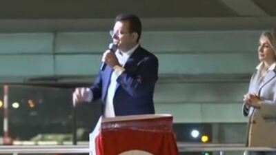 Ekrem İmamoğlu, Sabiha Gökçen Havalimanı'nda