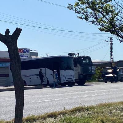 400 lira için başlayan kavgada geniş güvenlik önlemi!