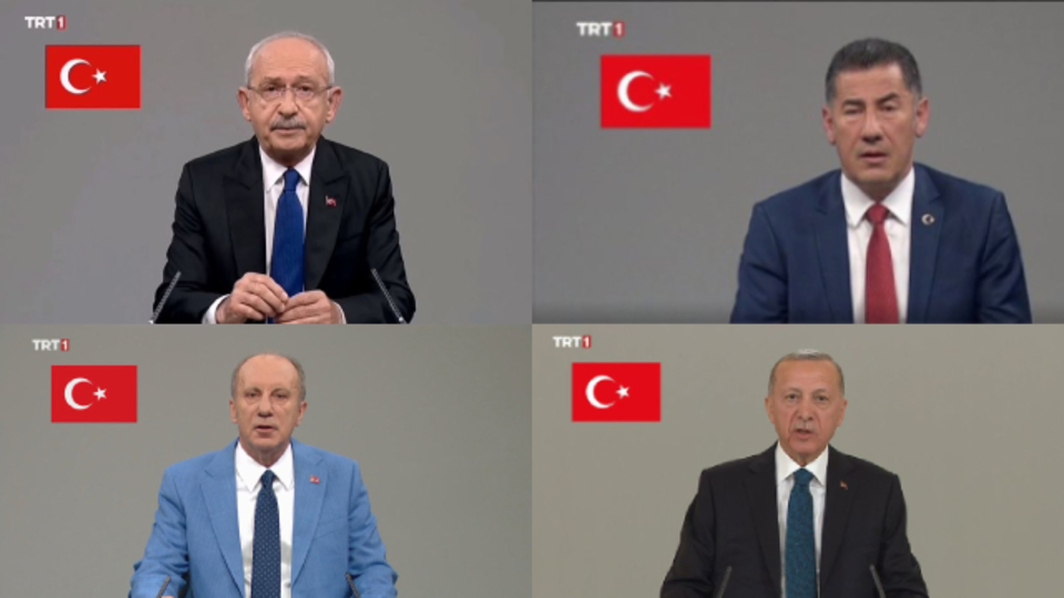 Cumhurbaşkanı adayları TRT'de konuştu