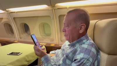 Cumhurbaşkanı Erdoğan 85 yaşındaki Hüseyin Bayraktar'la görüştü