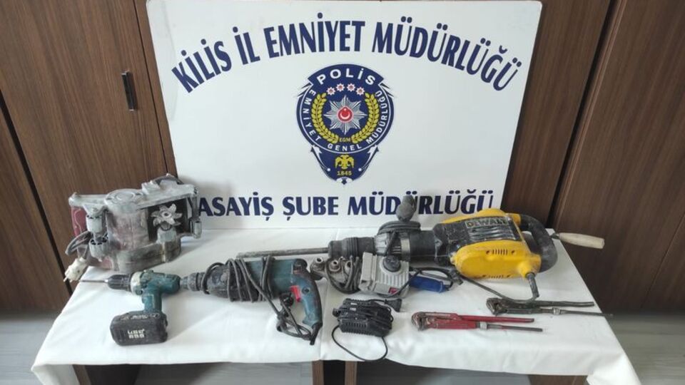 Kilis'te 4 hırsızlık zanlısı tutuklandı