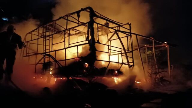 Karavanı alevler sardı! İngiliz kadın hayatını kaybetti