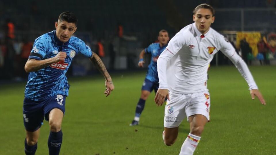 Göztepe ve Rizespor kader maçında