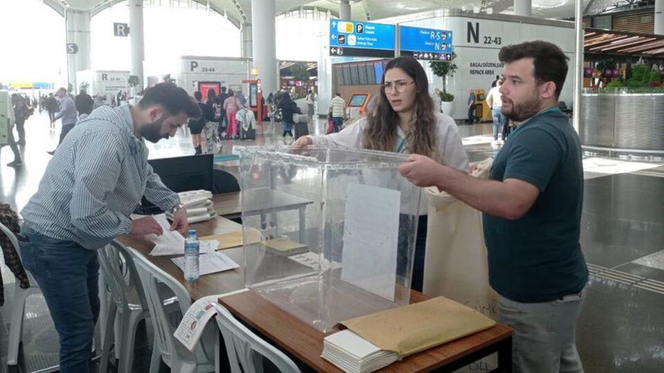 İstanbul Havalimanı'nda kullanılan oyların sonuçları