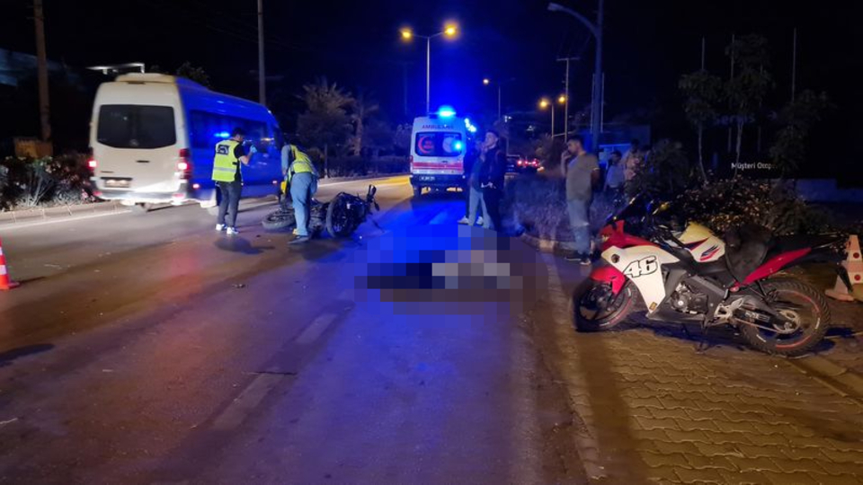 Bodrum'da motosiklet devrildi, sürücü öldü