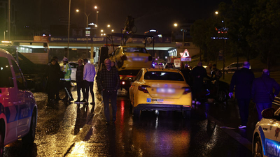 Maltepe'de 12 araç birbirine girdi: 3 yaralı