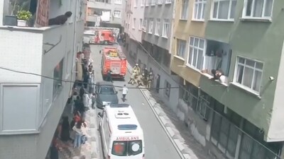 Evde yalnız bırakılan iki çocuk yangında ağır yaralandı!