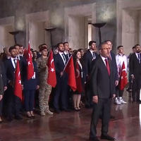 İlk tören Anıtkabir'de